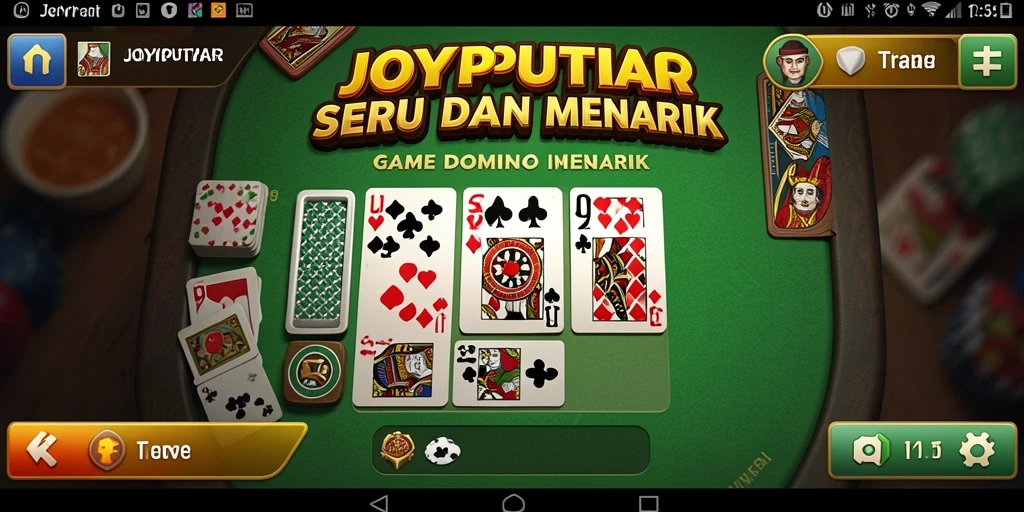 Tangkapan layar gameplay JOYPUTAR yang penuh aksi permainan Domino.