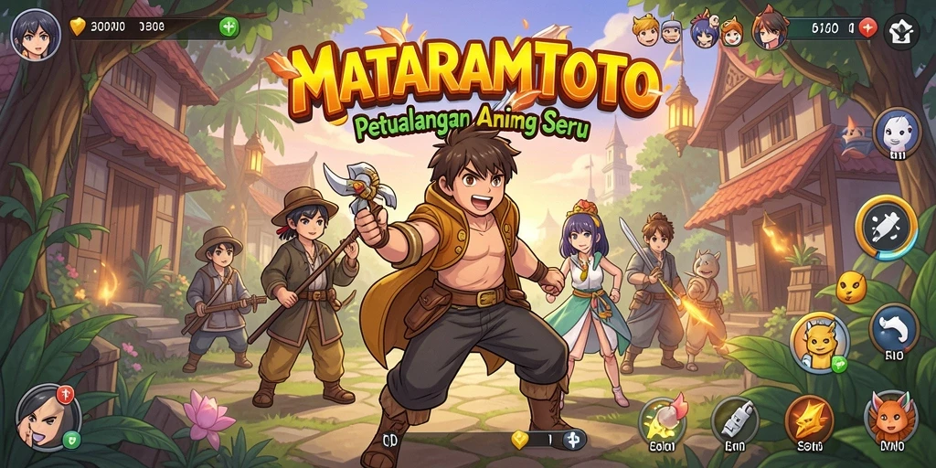 Gameplay seru dan karakter Anime yang menarik di MATARAMTOTO.