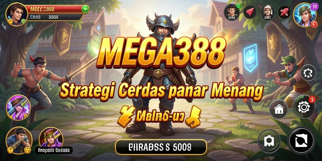 Tangkapan layar menampilkan aksi menarik di MEGA388.