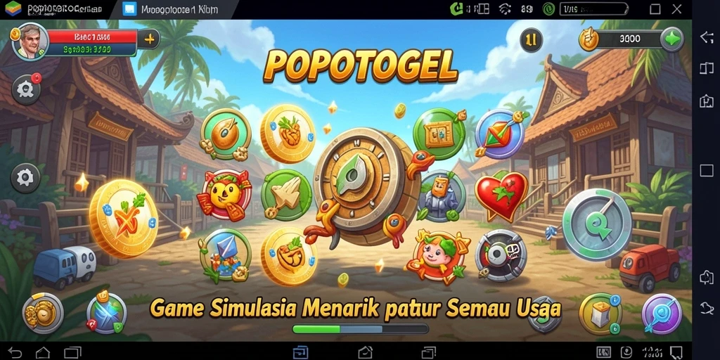 Tampilan menarik dari gameplay POPOTOGEL dengan interaksi karakter yang dinamis.