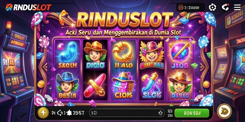 Screenshot menampilkan gameplay penuh aksi di RINDUSLOT.