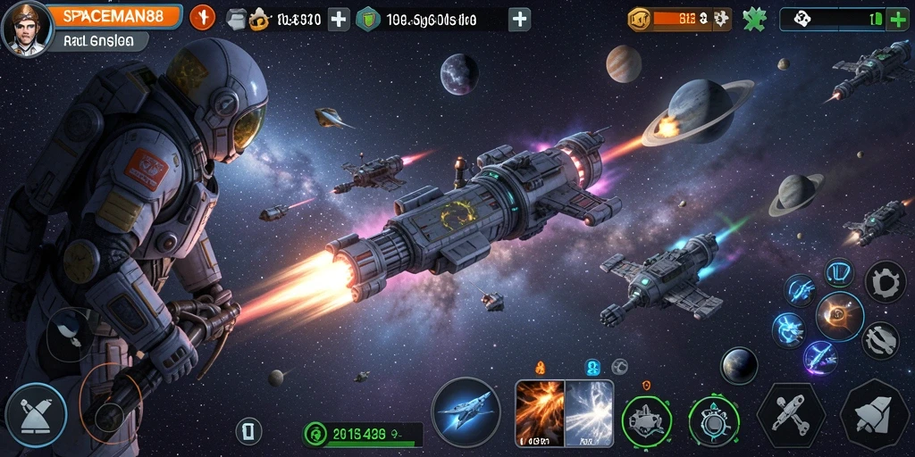 Screenshot gameplay SPACEMAN88 dengan aksi luar angkasa yang menarik.