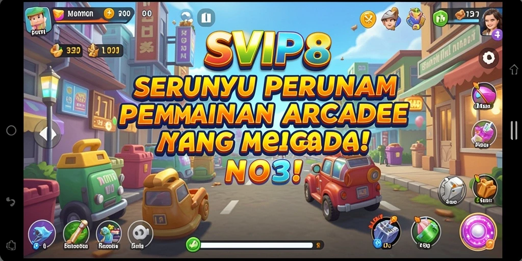Screenshot gameplay SVIP8 menampilkan suasana seru permainan Arcade.
