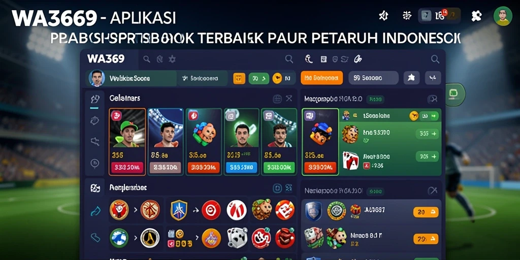 Tampilan gameplay menarik di aplikasi Sportsbook WA369.